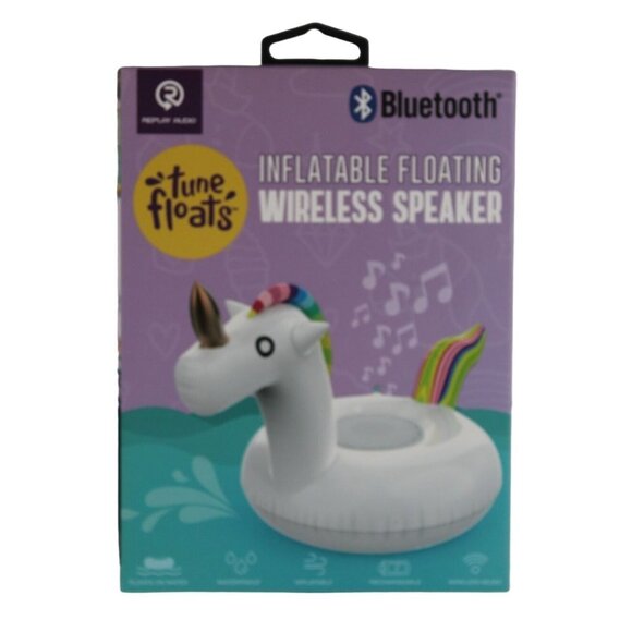 Replay Audio Bluetooth Wireless Speaker Waterproof Rechargeable Battery Unicorn - Picture 1 of 5